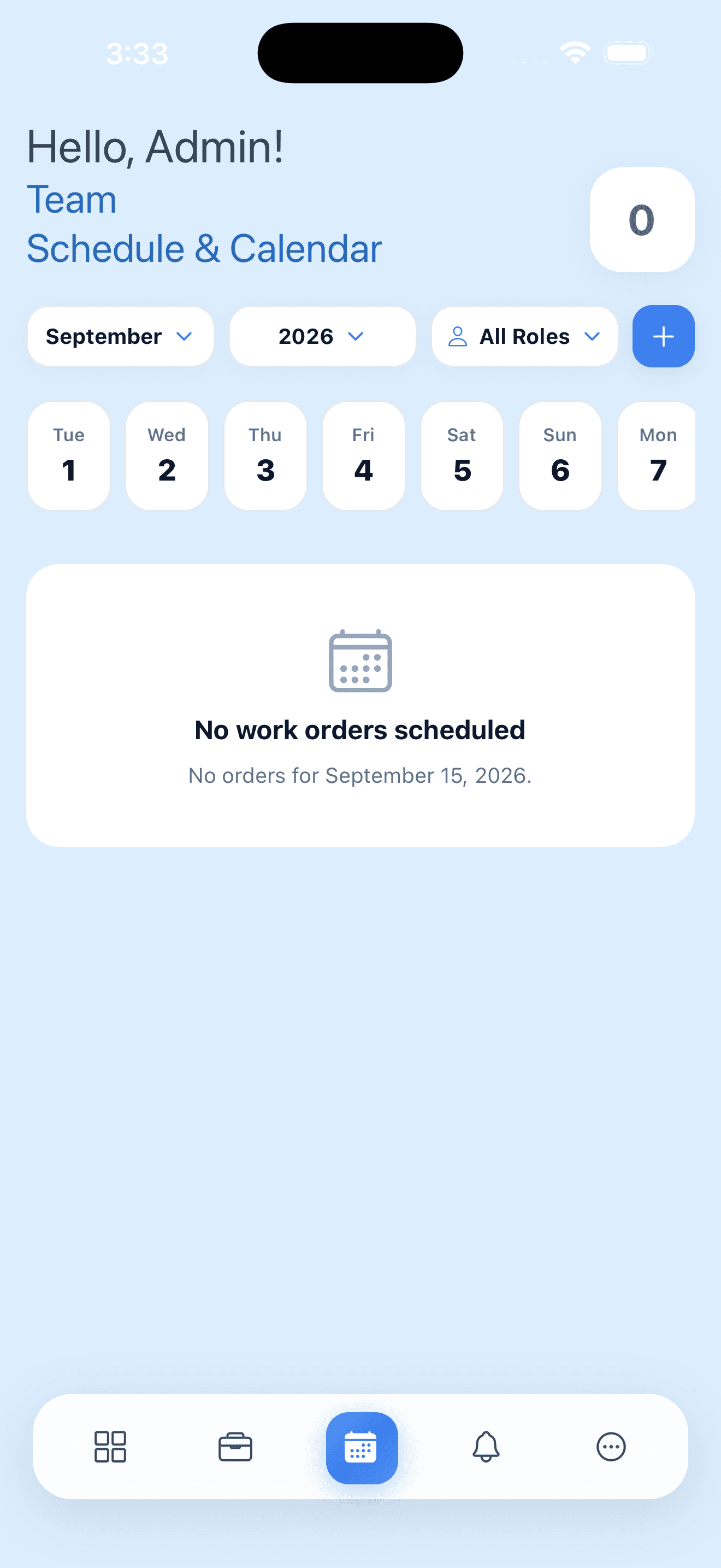 Florida Builders Schedule